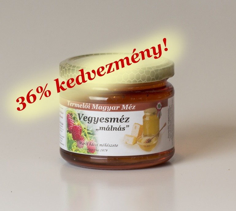 Málnás vegyesméz akció