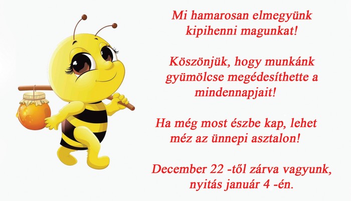 Méhecske pihenni megy