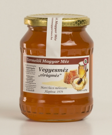 vegyes virágméz 1 kg üvegben