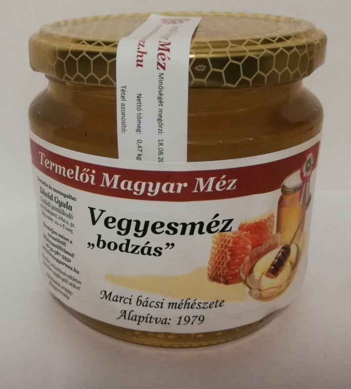 Bodzás vegyes méz